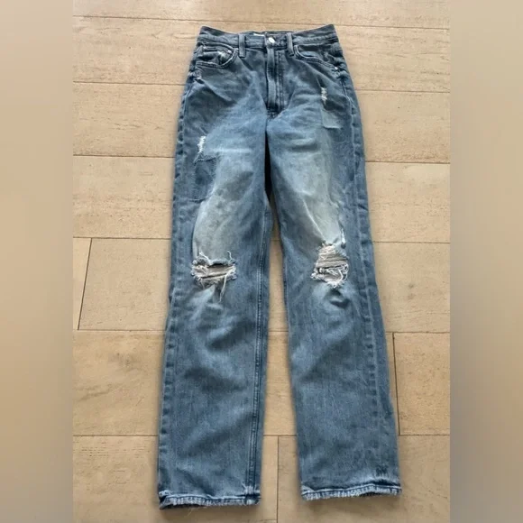 Mother Superior High Waisted Study Hover In We Are Castaways Jeans Size 26